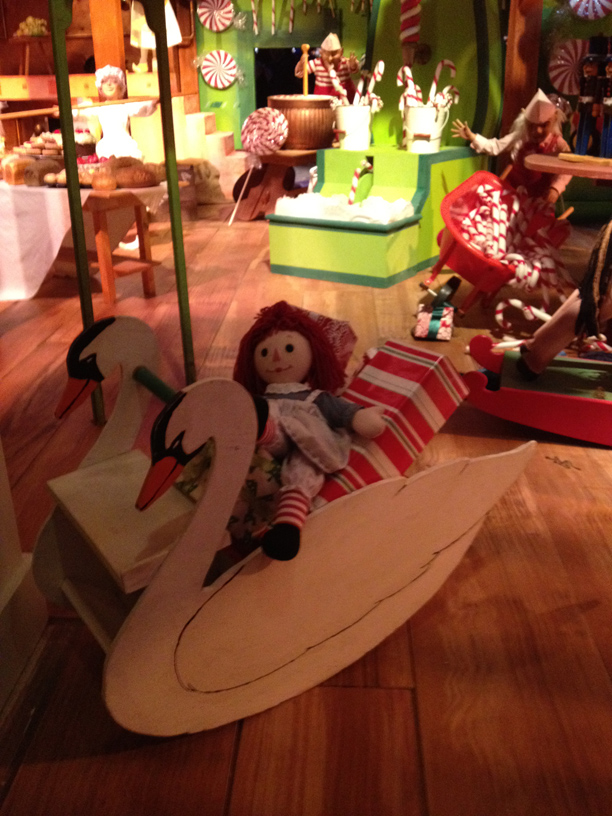 this caught my eye...one year Ashley received Raggedy Ann as a gift for Christmas