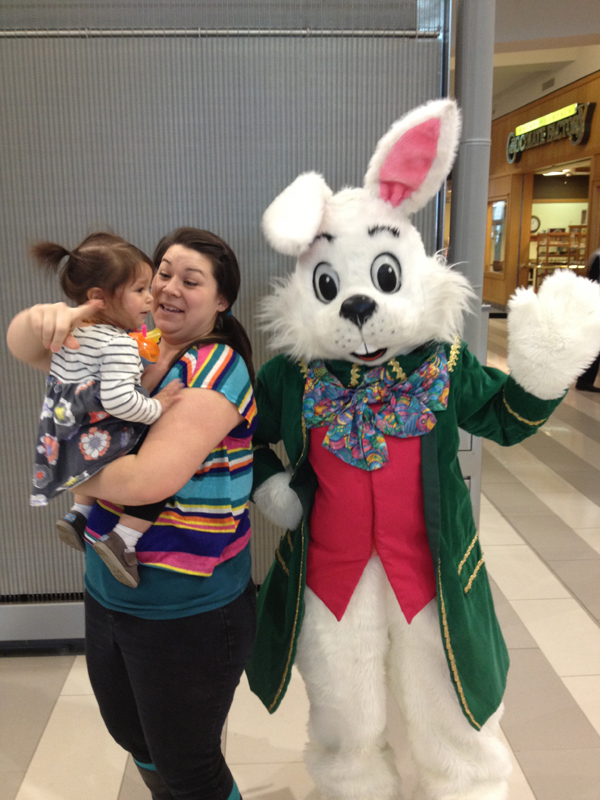 the Easter Bunny knows the drill