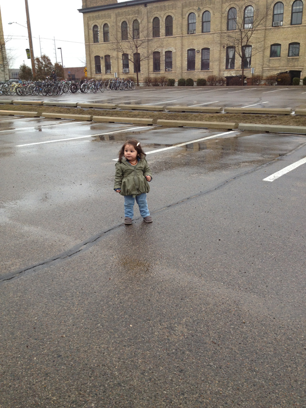 Zoe contemplating her choices. 